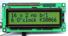 LCD-AC-1602E-YGN NO/-E6