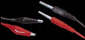 Replacement test cords, red/black