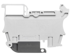 Złączka bezpiecznikowa 2,5mm2 szary 6.3A G 5x20 mm DIN 35mm 037181