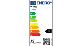Projektor Led Smd 10W 735Lm 6500K Dioda Ip65 Biały Samsung 5 Lat Gwarancji 10013