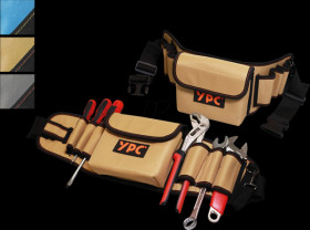 BG00015BKSD "ProBelt" tool belt, sand-black, 130x58x16 cm