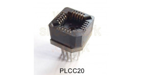 PLCC20 wirewrap socket