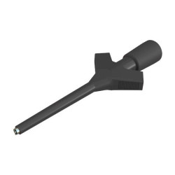 SKS Hirschmann 973592100 Clip terminal Black pluggable miniature probe