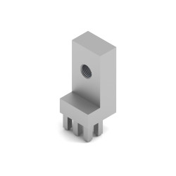 Zacisk skręcany 130A odgałęzienia: 6 Mosiądz Kąt prosty