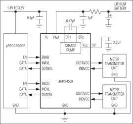 Dual-Pair LLT with Charge Pump and High-ESD Protection