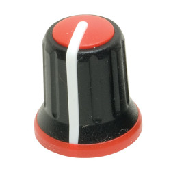 Re&#x27;an P300-H-092-S6 Tricolour Knob - Red Insert