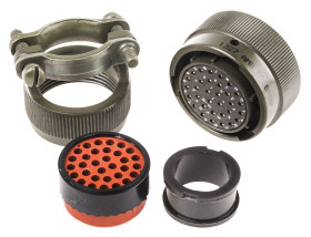 Złącze 32-pinowe Męski Amphenol Limited Żeński Montaż na kablu MIL-DTL-26482 rozmiar 18