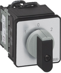Cam switch, rotary actuator, 2 pole, 16 A, (L x W x H) 61 x 40 x 42 mm, front mounting, NC02GX80