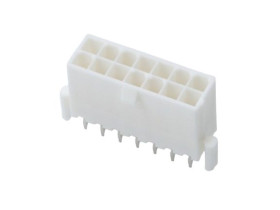 Listwa stykowa PCB 14-pinowe 5566 raster: 4.2 mm Pionowy 2-rzędowe Molex Otwór przelotowy60 V W osłonie