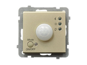 SONATA Czujnik ruchu elektroniczny szampański złoty ŁP-16R/m/39 OSPEL