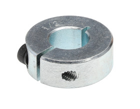 Pierścień osadczy, mocowanie: Śruba zaciskowa, śred. wału: 0.5cal, Stal