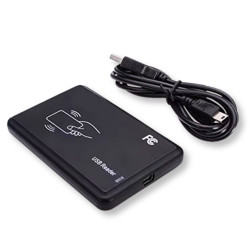 RFID miniUSB key fob card reader + USB - MiniUSB cable 1.4m