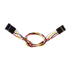 4-pin 20 cm FF Female-Female DuPont Connection Cable - 2.54 mm