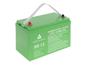 Akumulator LiFePO4 24V 50Ah 50A Bluetooth / mata grzewcza LP24-50