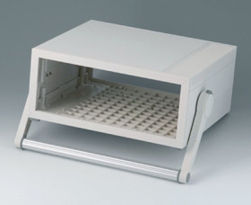 ABS enclosure, (L x W x H) 260 x 245 x 124 mm, gray white (RAL 9002), IP40, B2210307