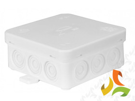 Puszka naścienna N6w 85x85x40 mm bezhalogenowa samogasnąca IP54 Fastbox biała 83006006 SIMET