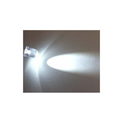 DIODA LED 10mm BIAŁA 15cd 30 st. SUPERJASNA