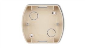 Trend Puszka Montażowa Pozioma Pojedyncza Beżowy 1Pth-1