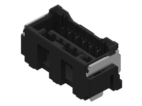 Gniazdo PCB 6 -pinowe raster: 1.5mm Gniazdo do montażu na płytce drukowanej Pionowy Montaż na płytce