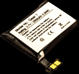 30948 Battery for Samsung Galaxy Gear V700, Li-Po, 250 mAh