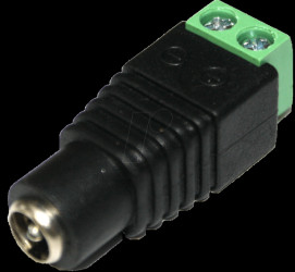 DC adapter (female) with screw terminal