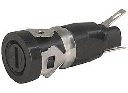 FEF 0031.1165 gniazdo bezpiecznikowe 5x20mm 10A grubośc panelu 1,8-3,0mm SCHURTER