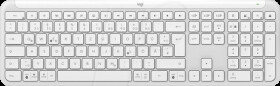 920-012452 Wireless keyboard, Logi Bolt/Bluetooth, white, DE