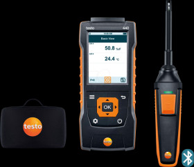 0563 4404 Complet set for humidity measurement testo 440, Bluetooth ®
