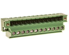 Wtyk śrubowy do płytek drukowanych 12P zielony MVSTBU 2,5/12-GFB-5,08 1788444 /50szt./