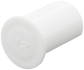 CONTA-CLIP KDS/KES-VS 12 WH Wtyczka zamykająca poliamid 6.6 biały 1 szt.