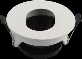 2037 Recessed ceiling ring, GU10, round, swivel, white