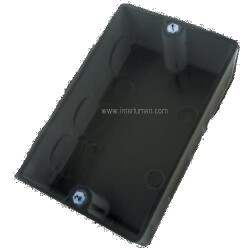 Puszka do K-120 131x83x43mm czarna bakelit [Ł]