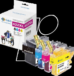 20588 Ink, Brother, multipack, 422XL, compatible