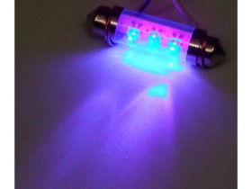 Żarówka LED walcowa C5W 42mm UV 12V FT10X42-6UV