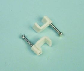 UCHWYT FLOP 8x5mm BIAŁY (100SZT)