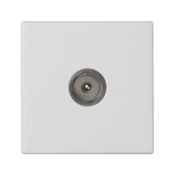 Simon Connect Gniazdo K45 antenowe TV męskie czysta biel K120A/9