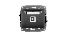 Trend Gniazdo Pojedyncze Usb-Ab Grafitowy 11Gusb-3