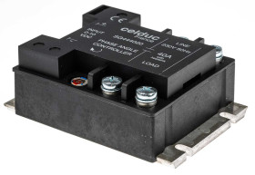 Przekaźnik półprzewodnikowy Montaż na panelu 40 A Celduc 265 V rms Triak