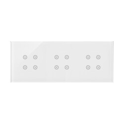 Panel dotykowy Simon 54 Touch 3 moduły biała perła