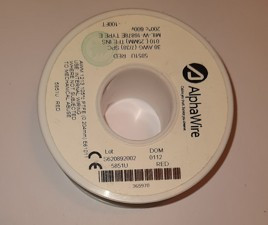5851 RD005, ALPHA WIRE, Drut, Montazowy, UL1213, 30 AWG, 0.057 mm2, 600 V, Czerwony, 100 ft, 30.5 m cena netto