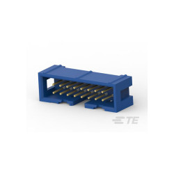 TE Connectivity 2-1761603-6 Header Male Unshrouded 16Pos Vertical 2.54mm