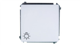 Simon Basic Przycisk /Światło/, Szybkozłącza, Biały Bms1.01/11