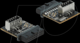 66432 Pin socket &gt; 1 x internal USB 3.1 A 20 pin