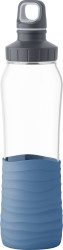 Emsa Drink2Go Bidon przeźroczysty, niebieski 0.7 l
