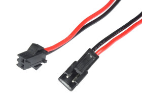 Szybkozłącze uniwersalne DC JST-SM (max. 48V) czarne