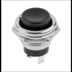 Złącze przełącznik PUSH ON BLACK PBS26B