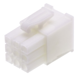 Obudowa złącza 9-pinowe 3-rzędowe raster: 4.2mm TE Connectivity Męski Montaż na kablu Mini-Universal MATE-N-LOK Złącze