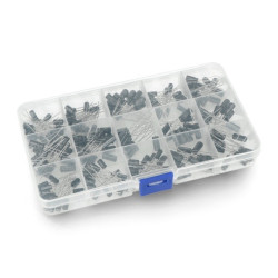 Zestaw kondensatorów elektrolitycznych THT - 200szt.