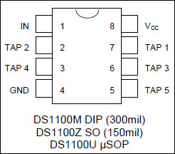 5-Tap Economy Timing Element (Delay Line)