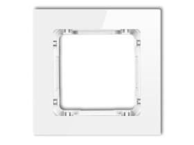 DECO Ramka uniwersalna - szkło (ramka: biała: spód: biały) biały 0-0-DRG-1 KARLIK